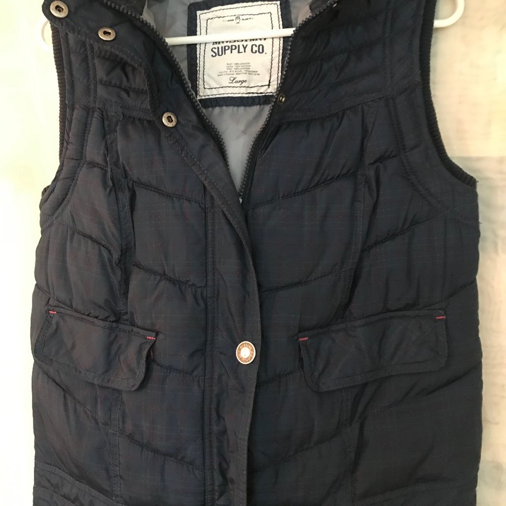 Women’s Mossimo Supply Co Vest Fur Zip Up…